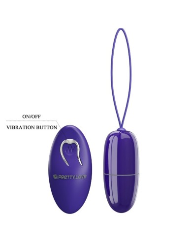 PRETTY LOVE - SELKIE YOUTH MINI VIBRATING EGG VIOLET REMOTE CONTROL