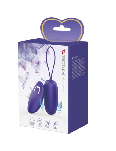 PRETTY LOVE - SELKIE YOUTH MINI VIBRATING EGG VIOLET REMOTE CONTROL
