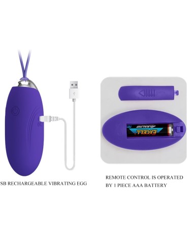 PRETTY LOVE - JENNY YOUTH VIOLATING EGG REMOTE CONTROL VIOLET