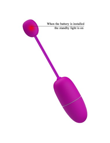 PRETTY LOVE - NYMPH VIBRATING EGG APP CONTROLLED PURPLE
