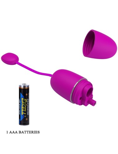 PRETTY LOVE - NYMPH VIBRATING EGG APP CONTROLLED PURPLE