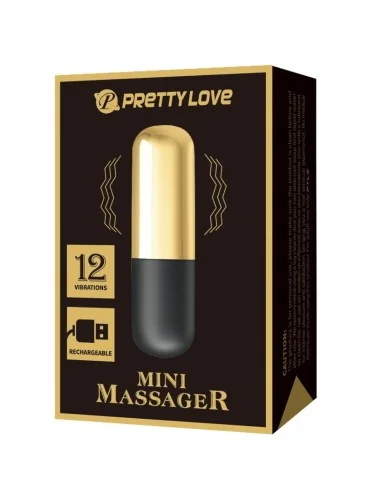 PRETTY LOVE - GOLDEN RECHARGEABLE BULLET VIBRATOR