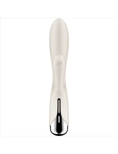 SATISFYER - SPINNING RABBIT 1 CLITORIS AND G-SPOT STIMULATION BEIGE