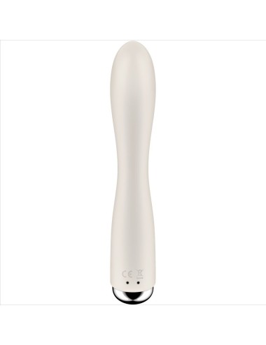 SATISFYER - SPINNING RABBIT 1 CLITORIS AND G-SPOT STIMULATION BEIGE