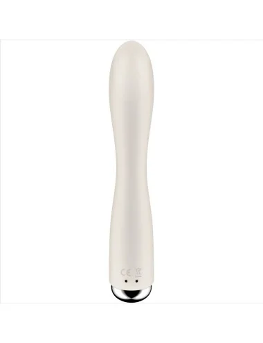 SATISFYER - SPINNING RABBIT 1 CLITORIS AND G-SPOT STIMULATION BEIGE