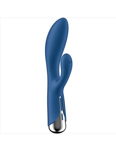 SATISFYER - SPINNING RABBIT 1 CLITORIS AND G-SPOT STIMULATION BLUE