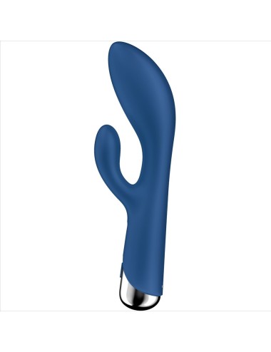 SATISFYER - SPINNING RABBIT 1 CLITORIS AND G-SPOT STIMULATION BLUE