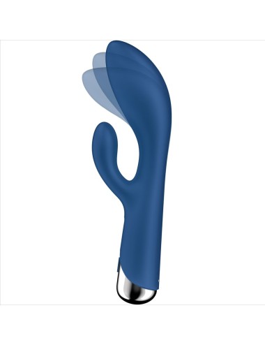 SATISFYER - SPINNING RABBIT 1 CLITORIS AND G-SPOT STIMULATION BLUE