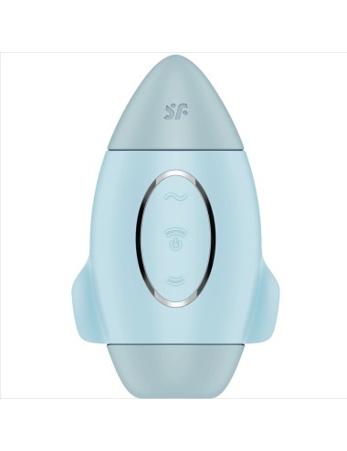 SATISFYER - MISSION CONTROL BLUE SMALL DOUBLE IMPULSE VIBRATOR