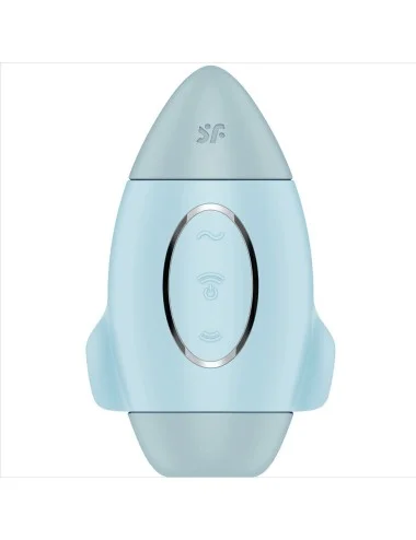 SATISFYER - MISSION CONTROL BLUE SMALL DOUBLE IMPULSE VIBRATOR