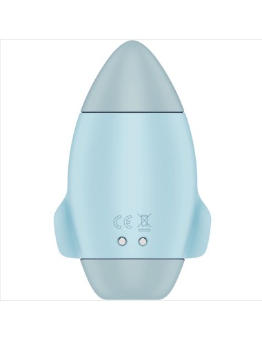 SATISFYER - MISSION CONTROL BLUE SMALL DOUBLE IMPULSE VIBRATOR