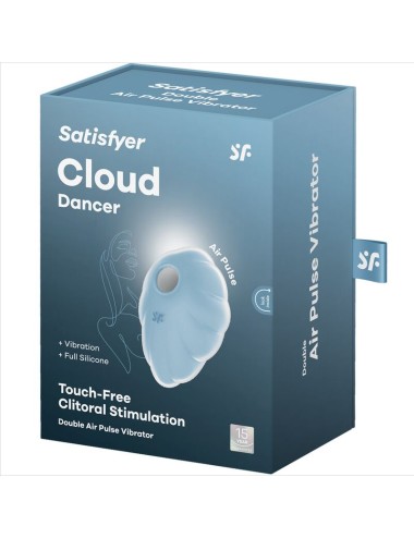 SATISFYER - CLOUND DANCER BLUE AIR PULSE VIBRATOR
