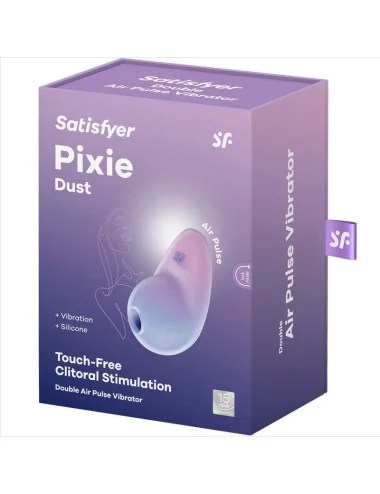 SATISFYER - PIXIE DUST LILAC AIR PLUSE STIMULATOR