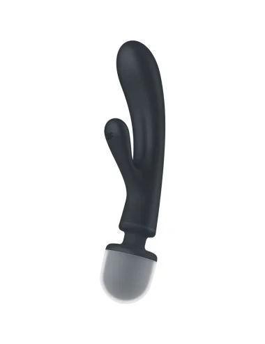 SATISFYER - TRIPLE LOVER RABBIT VIBRATOR MASSAGER GREY