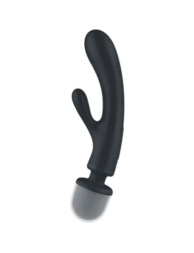 SATISFYER - TRIPLE LOVER RABBIT VIBRATOR MASSAGER GREY