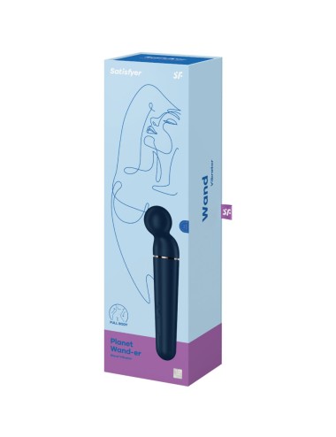 SATISFYER - PLANET WAND-ER VIBRATOR MASSAGER BLUE