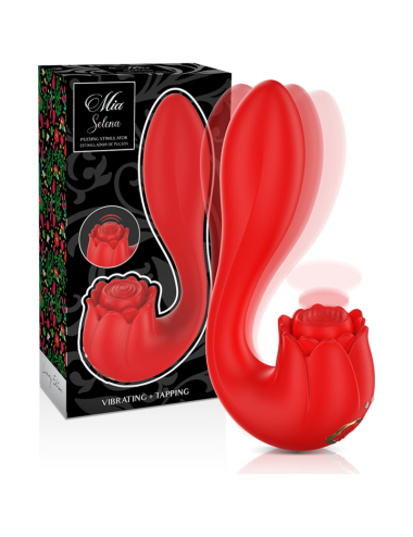 MIA - SELENA STIMULATOR VIBRATING + TAPPING RED