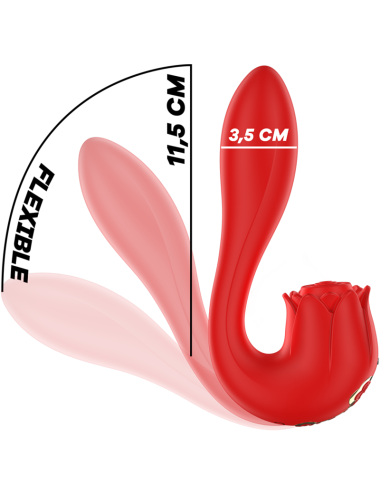 MIA - SELENA STIMULATOR VIBRATING + TAPPING RED