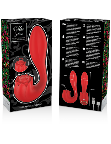 MIA - SELENA STIMULATOR VIBRATING + TAPPING RED