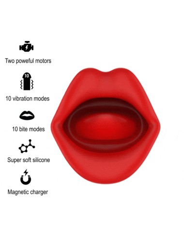 MIA - SIENA TRIPLE PLEASURE VIBRATING + BITING