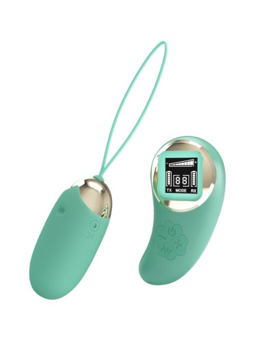 PRETTY LOVE - GREEN REMOTE CONTROL VIBRATING EGG MINE