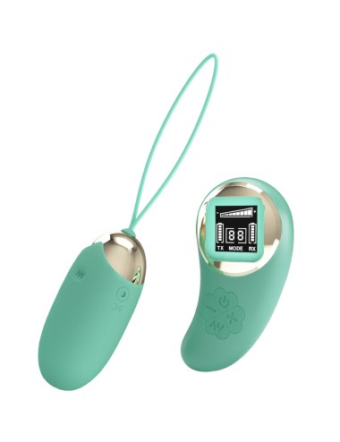 PRETTY LOVE - GREEN REMOTE CONTROL VIBRATING EGG MINE