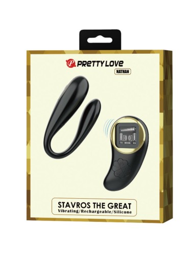 PRETTY LOVE - NATHAN DOUBLE PLEASURE VIBRATOR REMOTE CONTROL