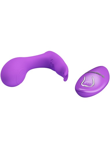 PRETTY LOVE - IDABELLE VIBRATION & PULSATION REMOTE CONTROL VIOLET