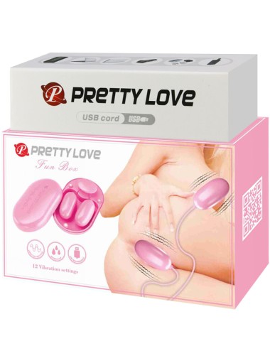 PRETTY LOVE - FUN BOX PINK VIBRATING BULLET