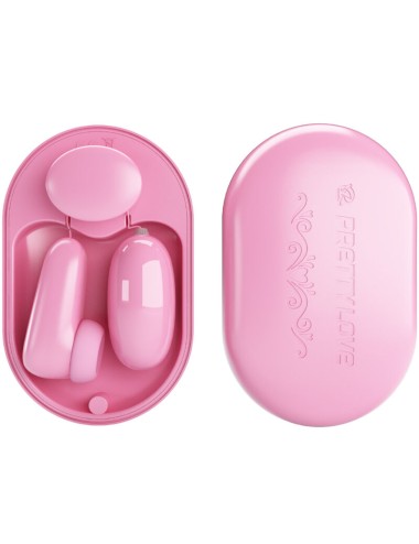 PRETTY LOVE - MAGIC BOX VIBRATING BULLET & PINK STIMULATOR