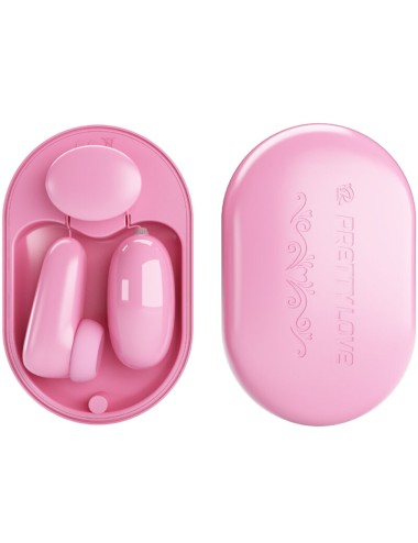 PRETTY LOVE - MAGIC BOX VIBRATING BULLET & PINK STIMULATOR