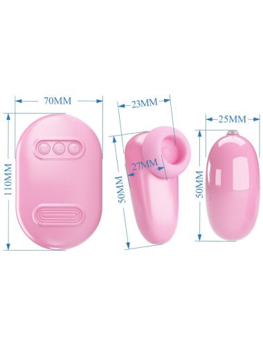 PRETTY LOVE - MAGIC BOX VIBRATING BULLET & PINK STIMULATOR