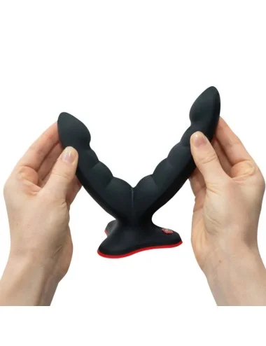 FUN FACTORY - RYDE DOUBLE DILDO & MASSAGER BLACK