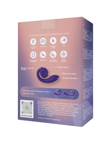 SNAIL VIBE - GIZI DUAL STIMULATOR PURPLE