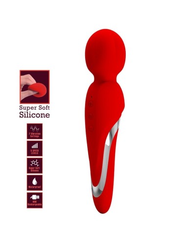 PRETTY LOVE - WALTER VIBRATOR WAND RED