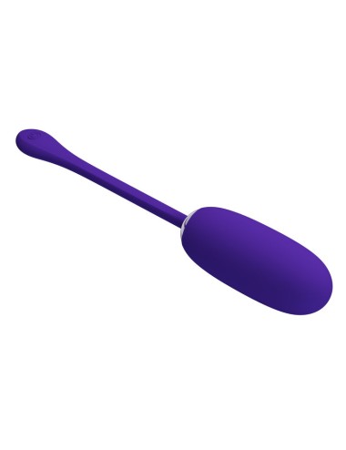 PRETTY LOVE - JULIUS WATERPROOF-RECHARGEABLE VIBRATING EGG PURPLE
