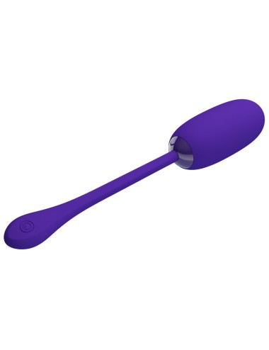 PRETTY LOVE - JULIUS WATERPROOF-RECHARGEABLE VIBRATING EGG PURPLE