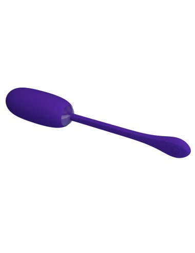 PRETTY LOVE - JULIUS WATERPROOF-RECHARGEABLE VIBRATING EGG PURPLE