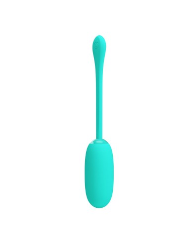 PRETTY LOVE - JULIUS WATERPROOF-RECHARGEABLE VIBRATING EGG AQUA GREEN