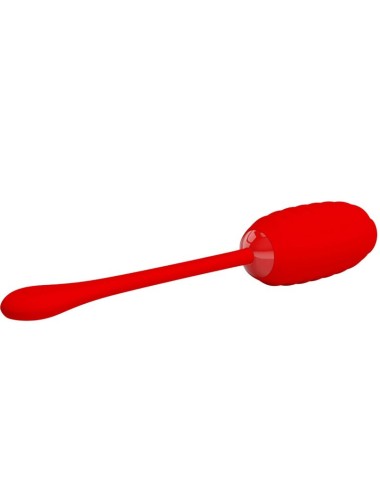 PRETTY LOVE - KIRK RECHARGEABLE VIBRATING EGG RED