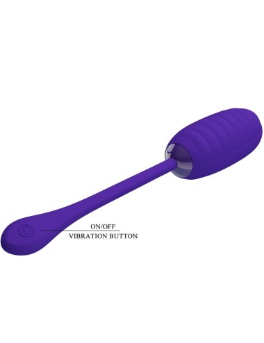 PRETTY LOVE - KIRK RECHARGEABLE VIBRATING EGG PURPLE