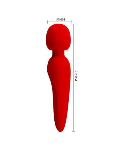 PRETTY LOVE - MEREDITH MASSAGER 12 VIBRATION MODES RED