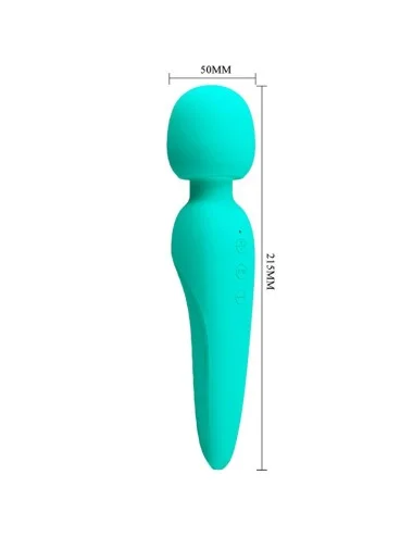 PRETTY LOVE - MEREDITH MASSAGER 12 VIBRATION MODES AQUA GREEN