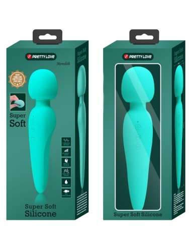 PRETTY LOVE - MEREDITH MASSAGER 12 VIBRATION MODES AQUA GREEN