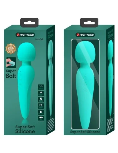 PRETTY LOVE - MEREDITH MASSAGER 12 VIBRATION MODES AQUA GREEN