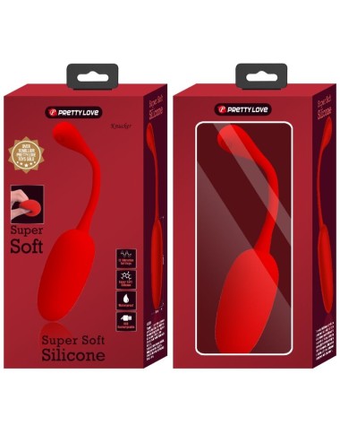 PRETTY LOVE - KNUCKER RED RECHARGEABLE VIBRATING EGG