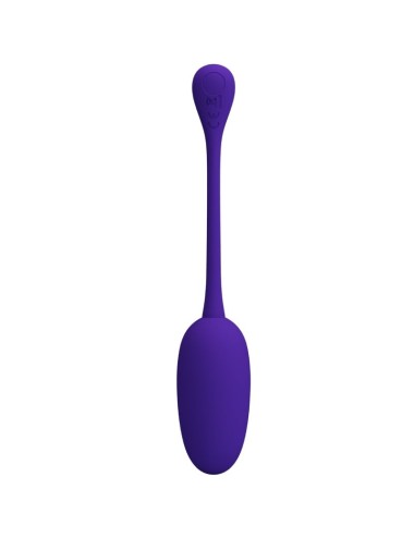 PRETTY LOVE - KNUCKER PURPLE RECHARGEABLE VIBRATING EGG