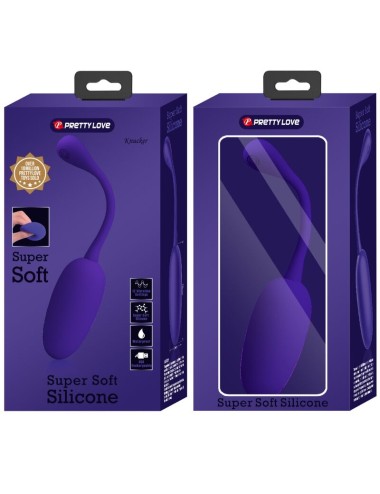 PRETTY LOVE - KNUCKER PURPLE RECHARGEABLE VIBRATING EGG