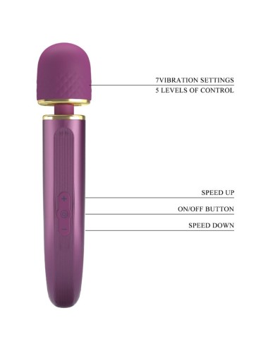 PRETTY LOVE - MASSAGER 7 VIBRATION MODES PURPLE