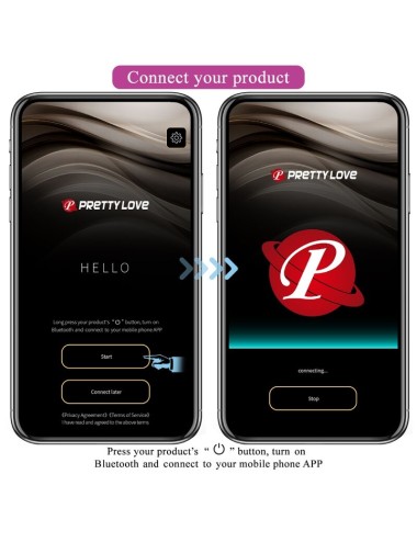 PRETTY LOVE - JAYLEEN VIBRATOR APP REMOTE CONTROL PURPLE
